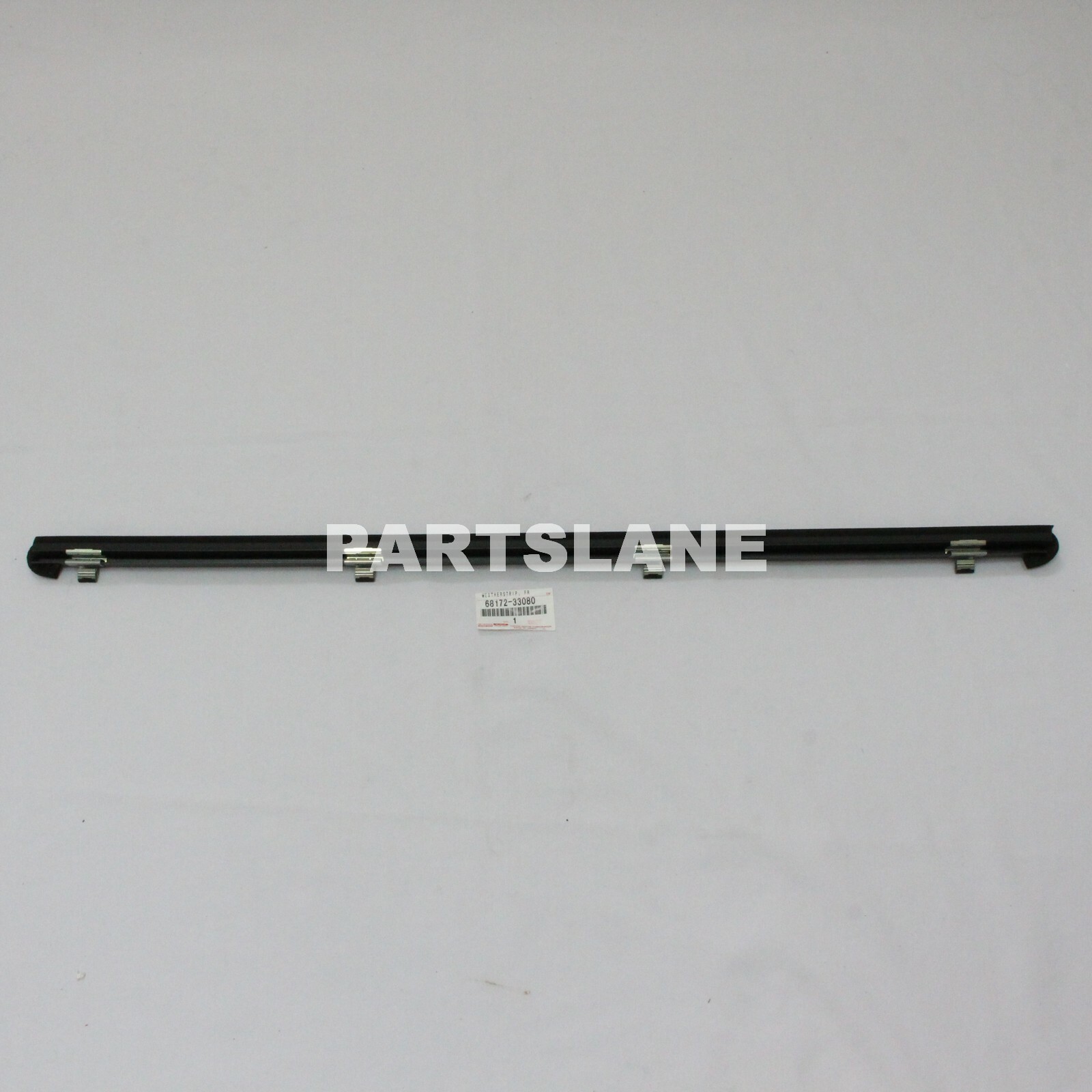 68172-33080 Toyota OEM Genuine WEATHERSTRIP, FRONT DOOR GLASS, INNER LH