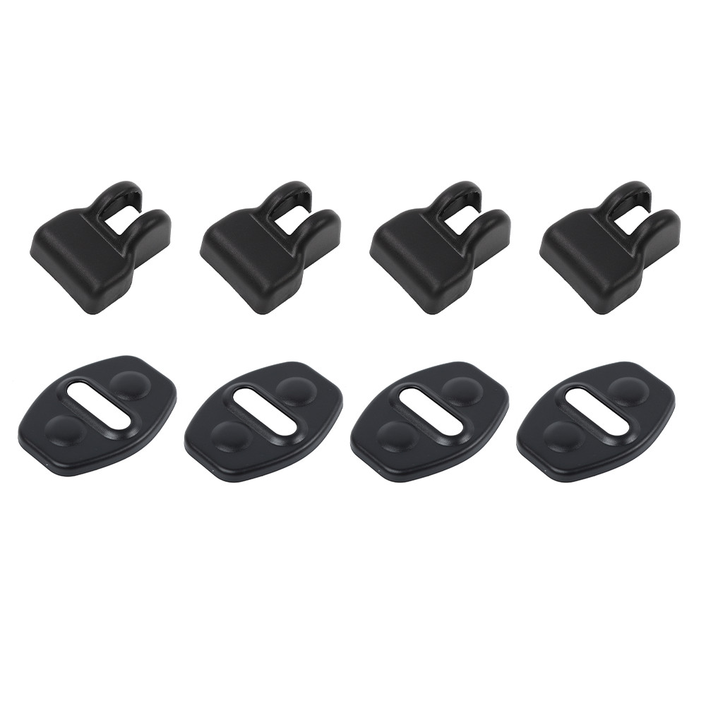 8pcs Door Stopper Lock Buckle Protector Trim Set for Ford F150 2021+ Accessories
