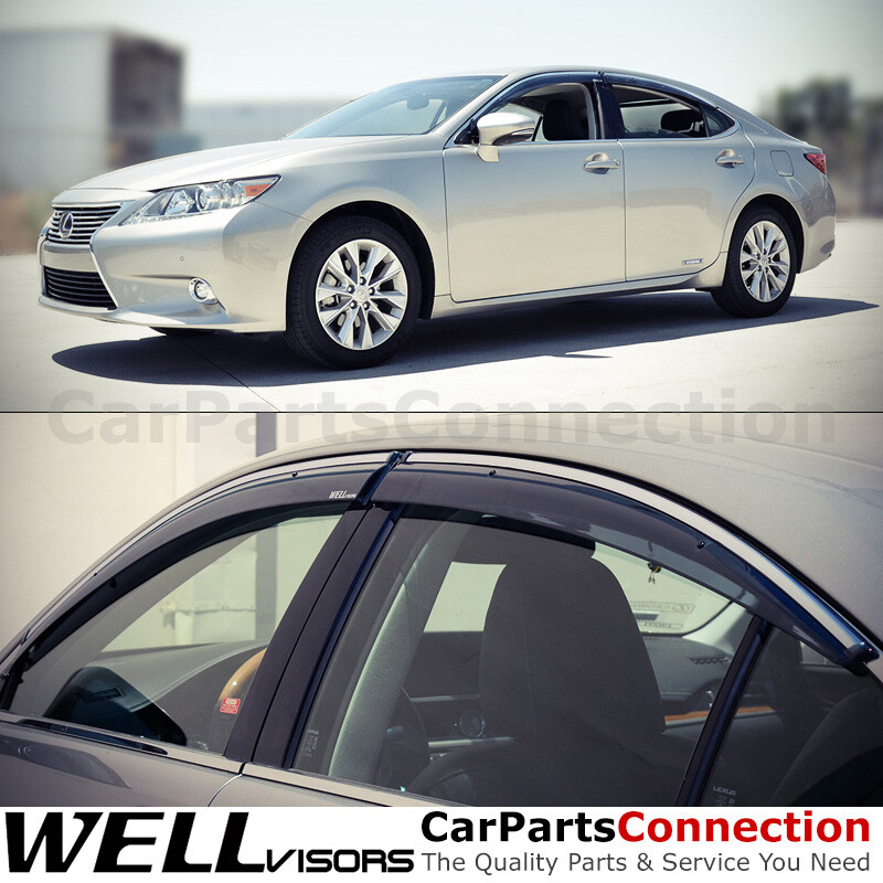 WellVisors Window Visors 13-18 Lexus ES350 Side Deflectors