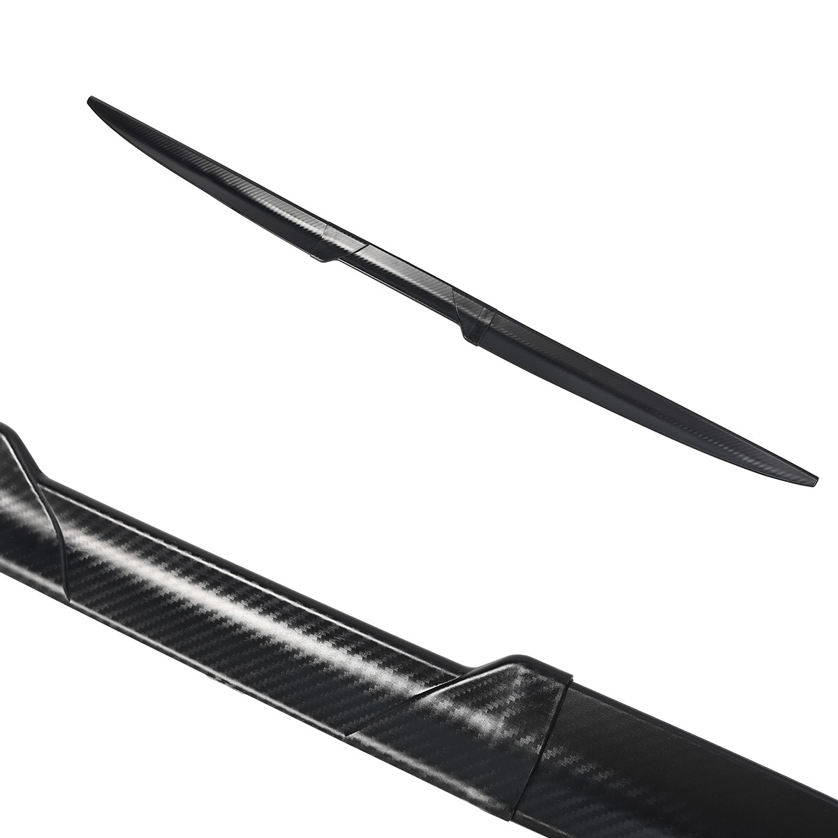 Carbon Fiber Style Rear Trunk Spoiler Lip Roof Tail Wing For VW Jetta MK6 MK7