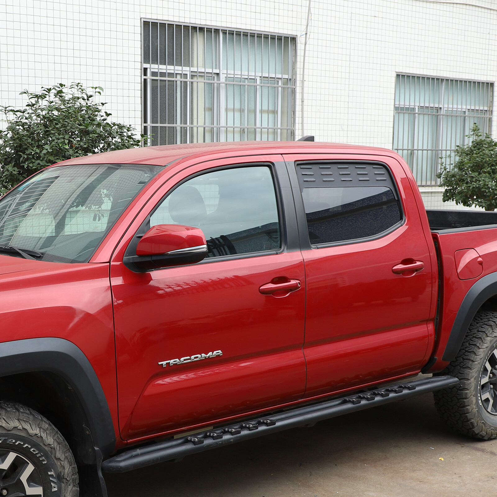 Black Aluminium Alloy Door Window Air Vents Screens For Toyota Tacoma 16-23 US