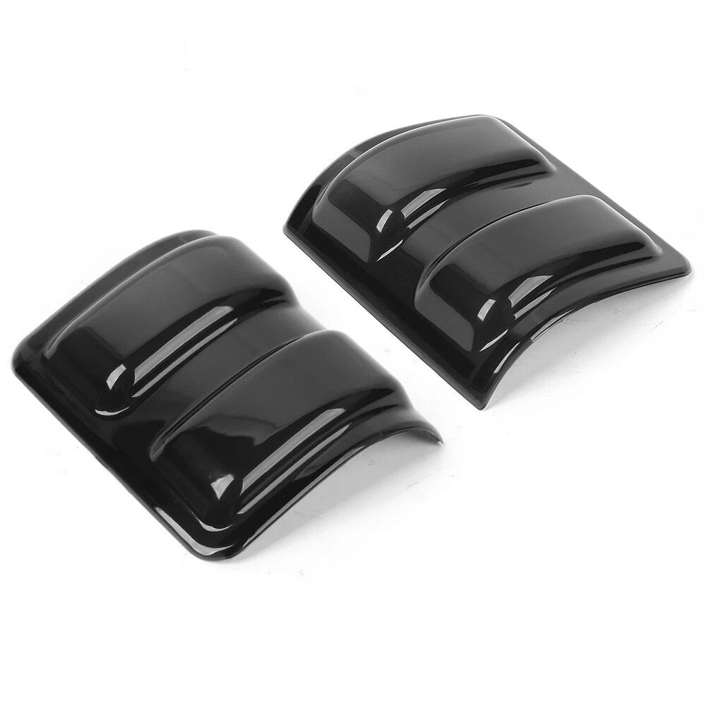 2x Smoked Black View Mirror Turn Signal Light Cover Trim For Ford F250-550 08-16