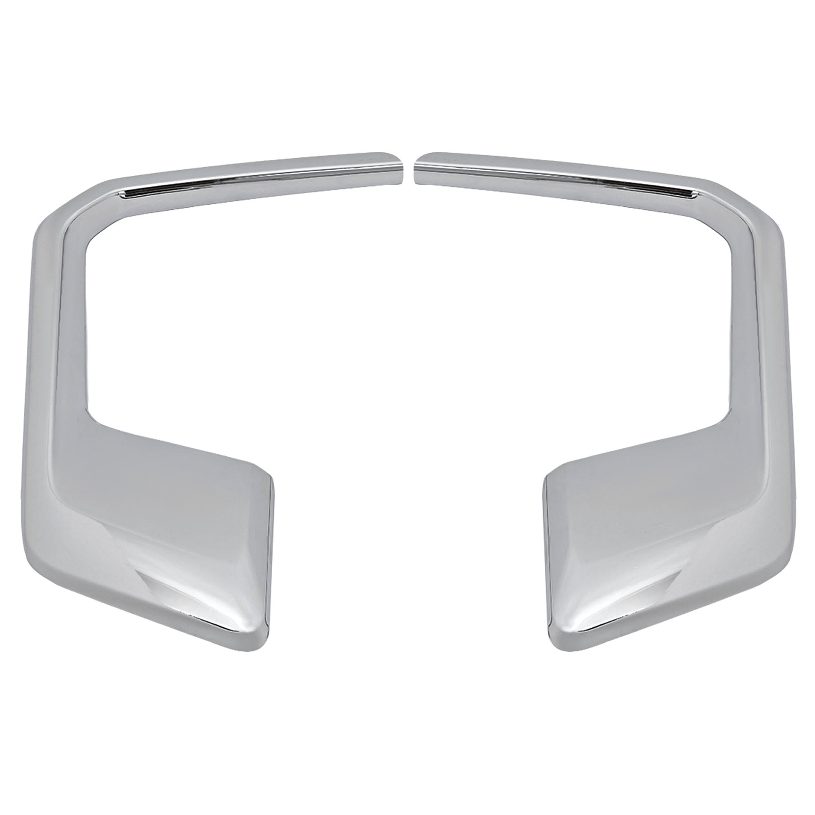 KUAFU Bumper Fog Light Molding Trim For GMC Yukon/XL 2021 2022 2023 2024 Pair