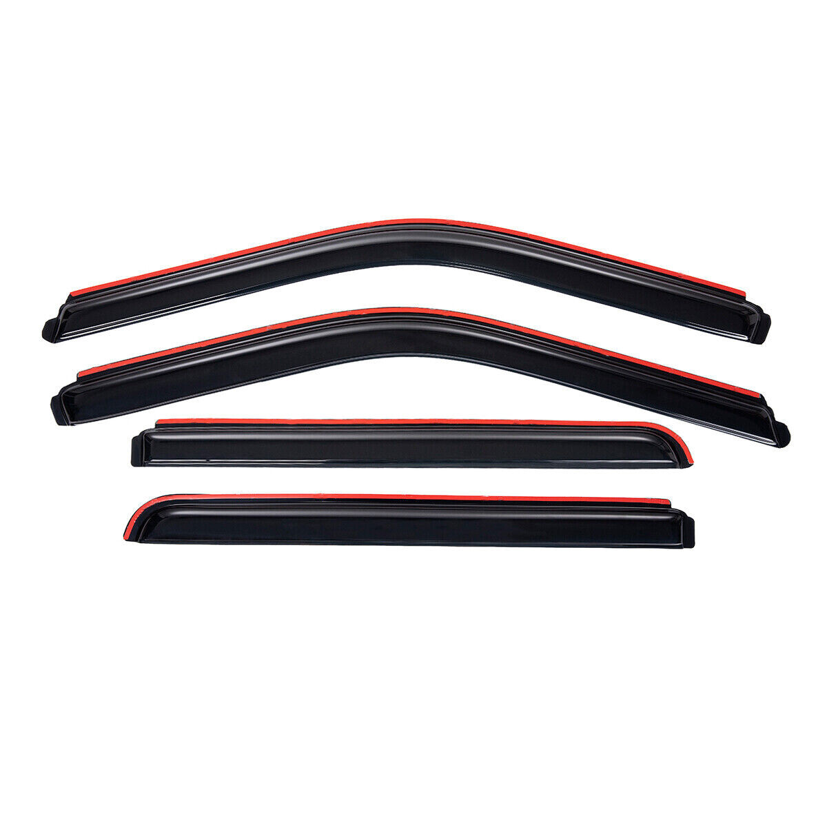 Fit 17-24 Ford F-150 Raptor SuperCrew Cab In-Channel Window Visor Vent Shade