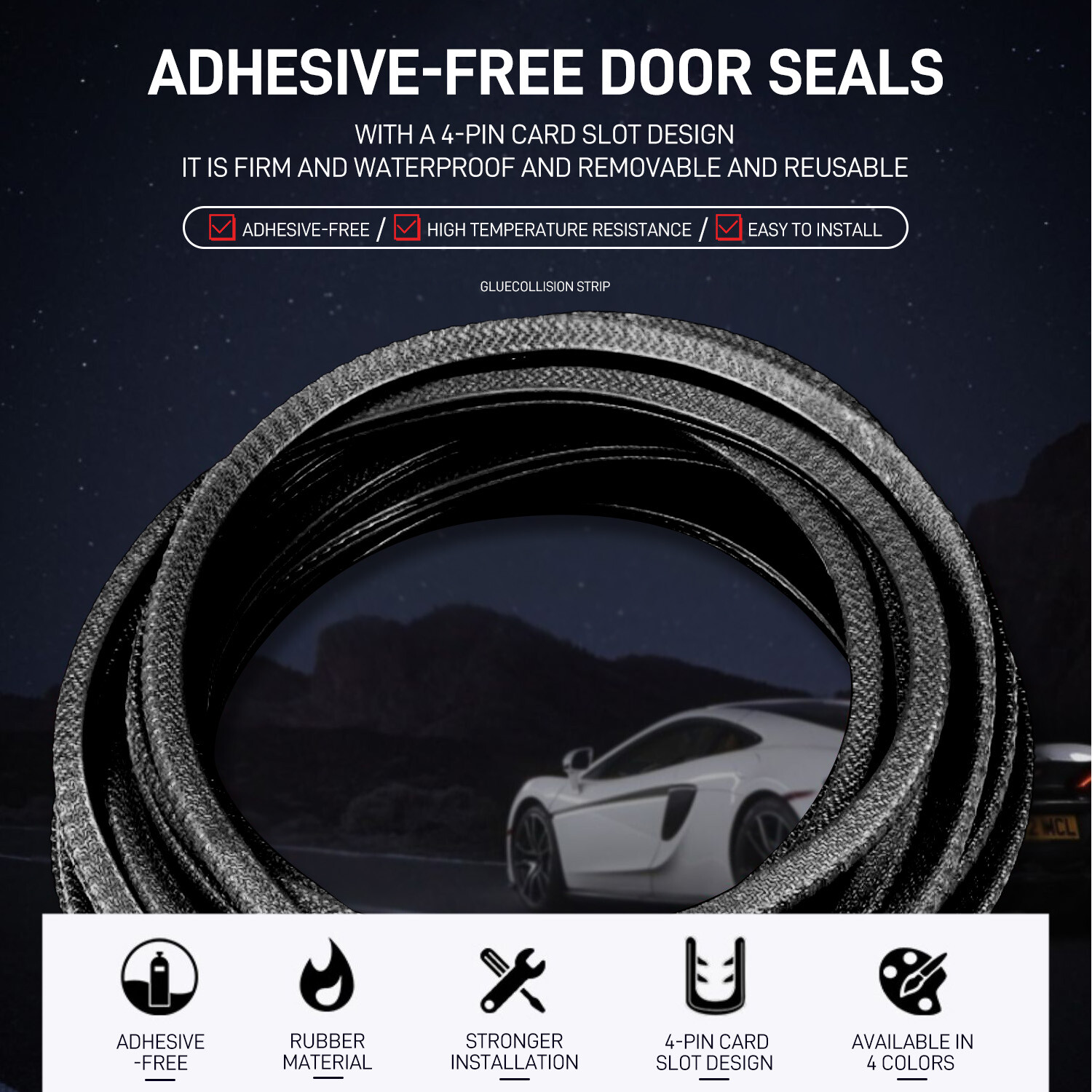 6M/20ft Car Door Edge Trim Guard Molding Rubber Seal Strip Scratch Protector US