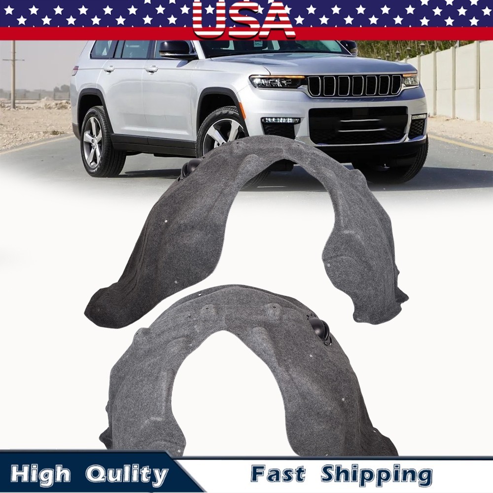 For 2011-2022 Jeep Grand Cherokee Front Left + Right Side Inner Fender Liner