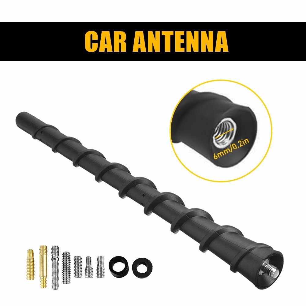 7″ Antenna AM FM Aerial Car Radio Replacement Auto Roof Mast Whip For Universal
