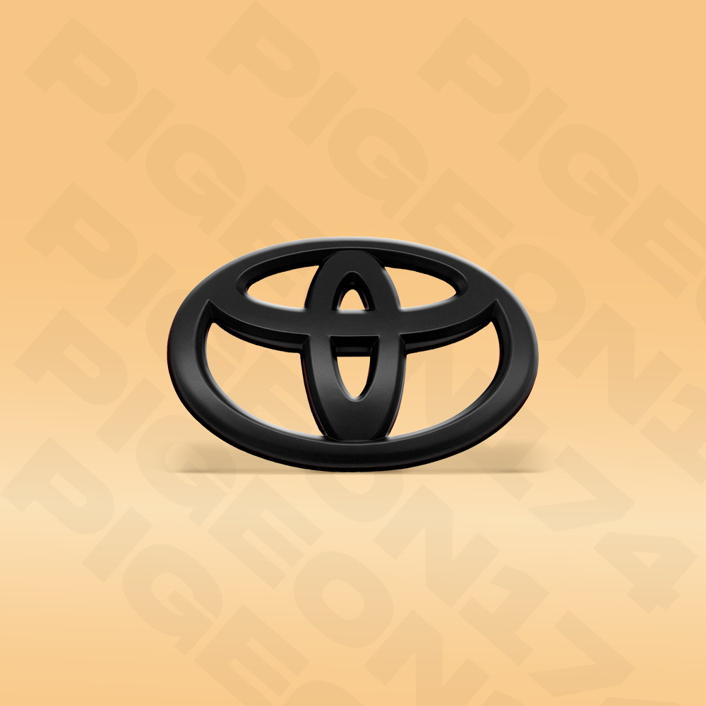 1pcs For 2012-2018 Corolla 3D Matte Blackout Rear Badges Tailgate Emblem Overlay