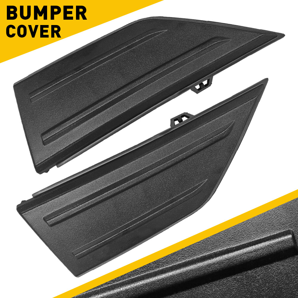 Set Front Bumper Guards Inserts Pads End Caps Cover Trim For Ford F150 2021-2023