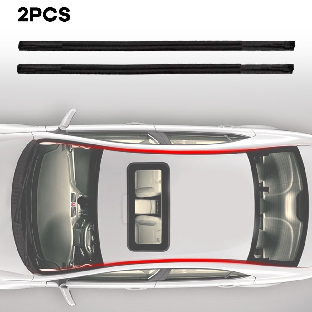 2x For 2007-2011 Toyota Yaris Hatchback 75551-52130 Roof Drip Molding Trim New