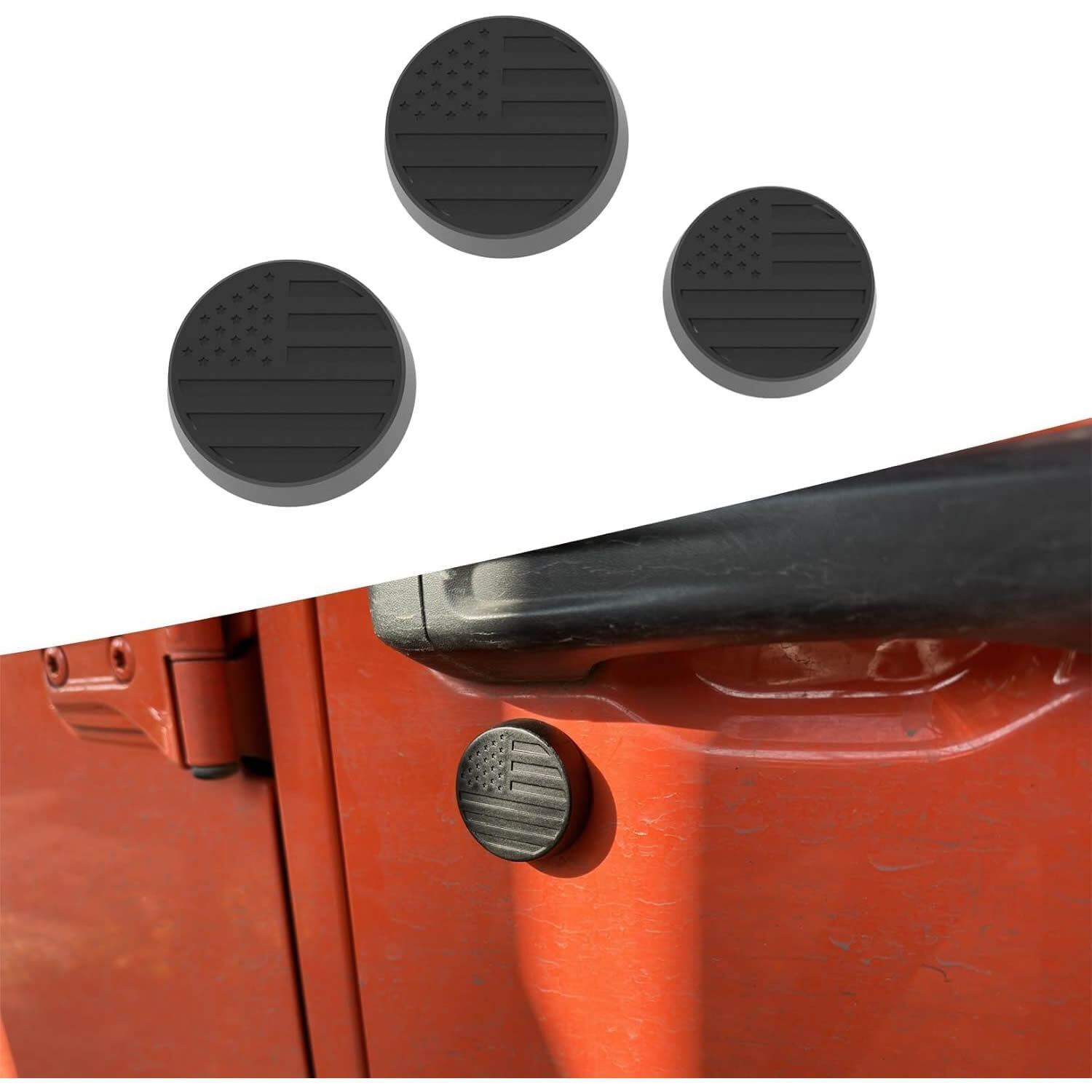 For Jeep Wrangler (JL) / Gladiator (JT) 2018-2024 Car Door Keyhole Cover
