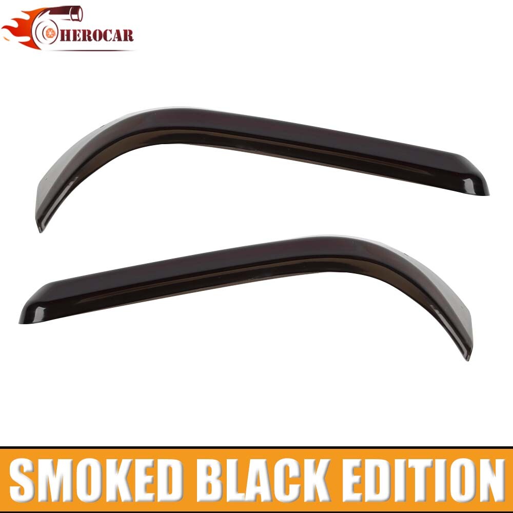 Rearview Mirror Turn Signal Light Cover Trim For Ford F150 2021-23 Smoked Black