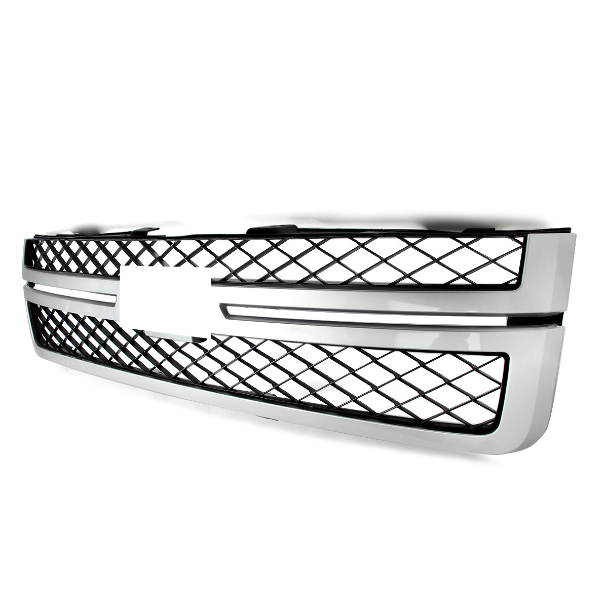 For 2011-2014 Chevy Silverado 2500HD 3500HD Front Grille Silver Ice Metallic NEW
