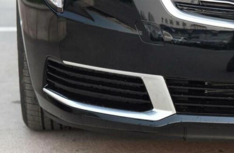 For Cadillac XTS 2018-2019 GL Chrome Front Fog Light Lamp Cover Trim 2PCS New