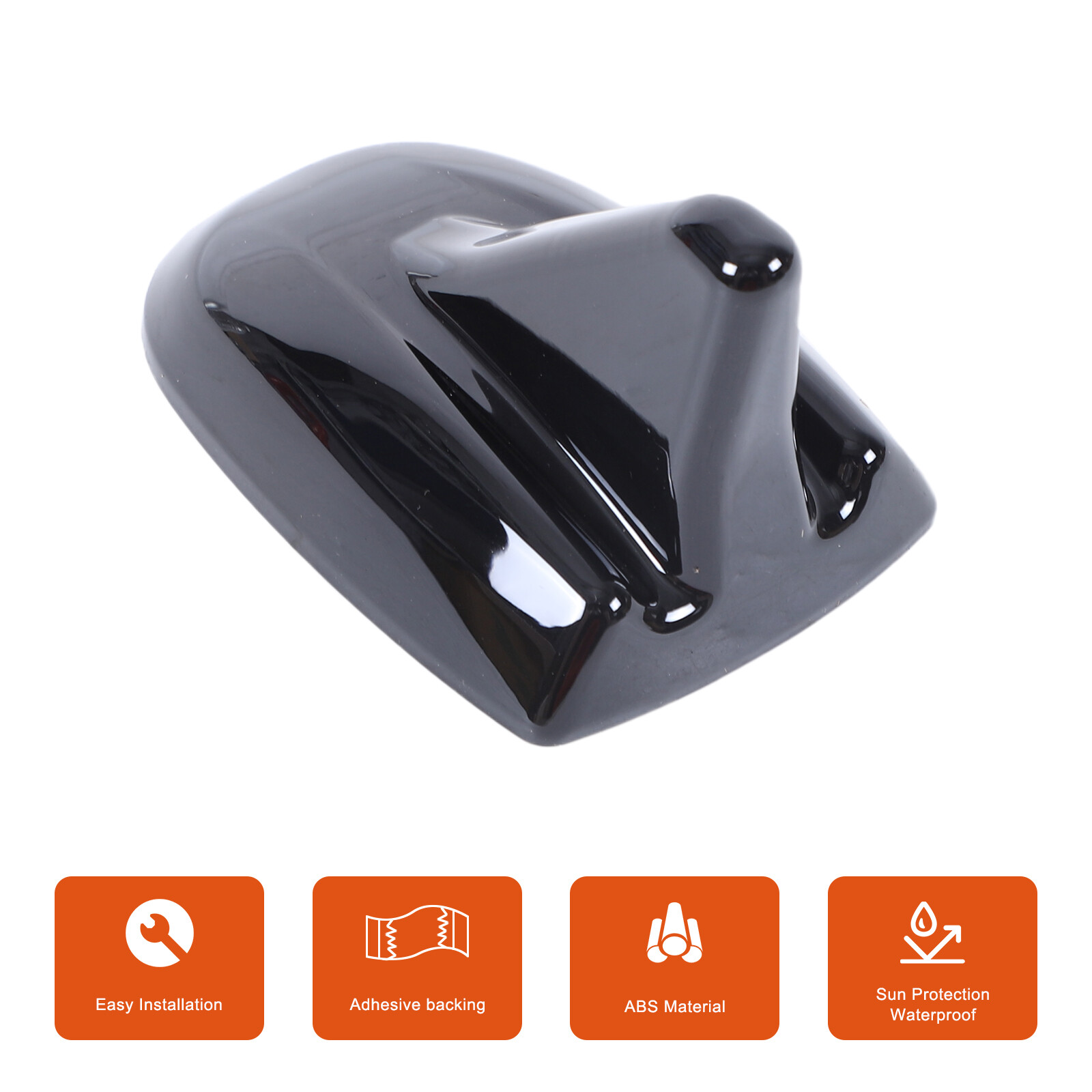 ABS Gloss Black Roof Antenna Shark Trim Cover for Maserati Ghibli 2014-2021 US