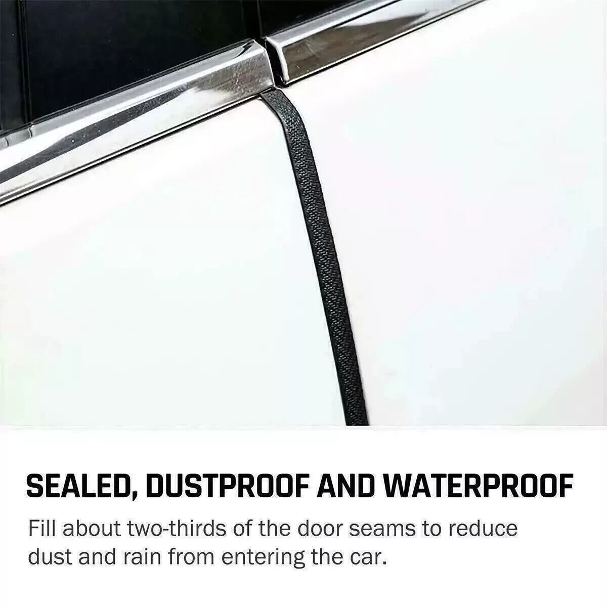 Metal Edge Trim Pinch Weld Car Door, Toolbox Sharp Edging, Rubber Seal Guard New