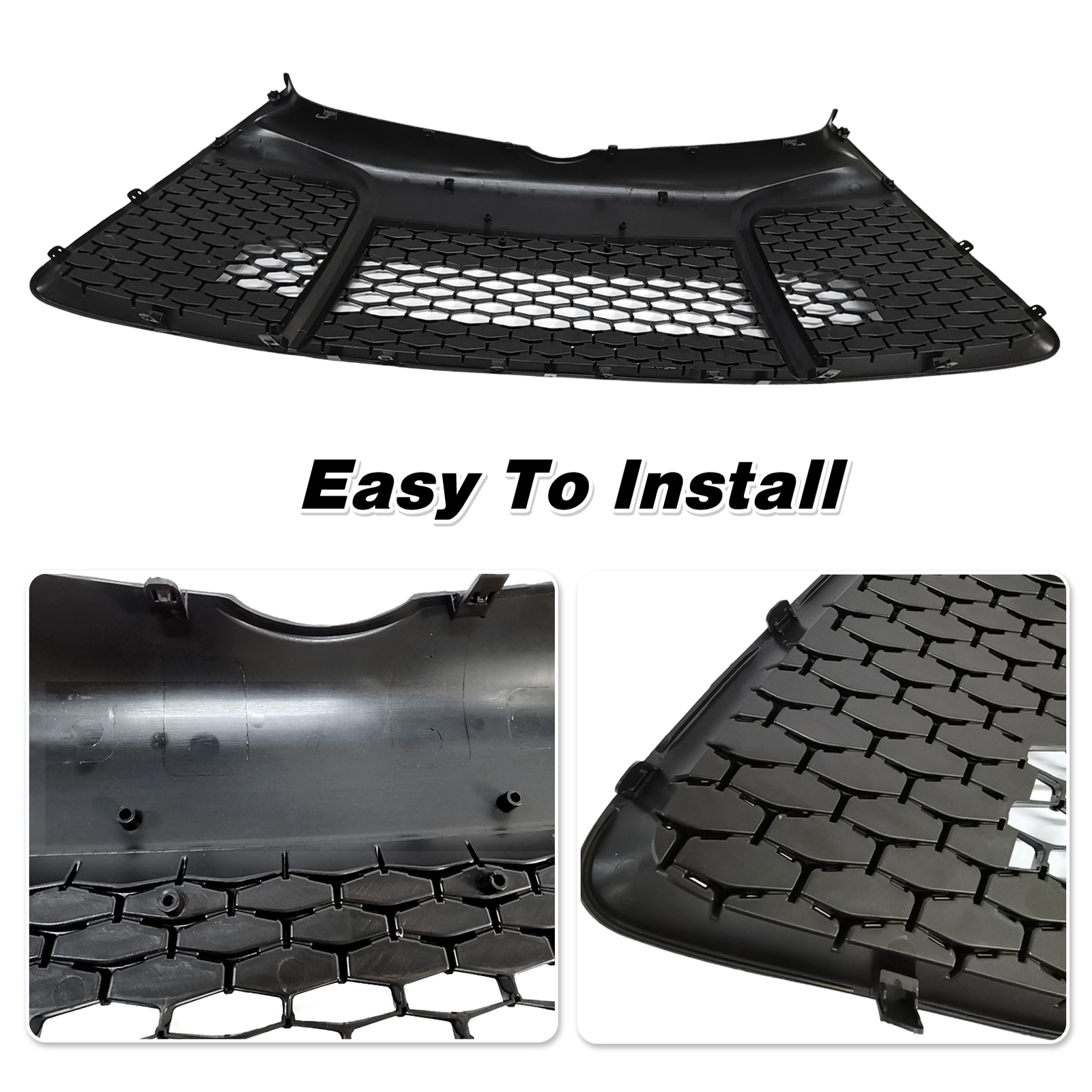For 2015-2017 Toyota Camry SE XSE Sport Front Lower Bumper Grille Black