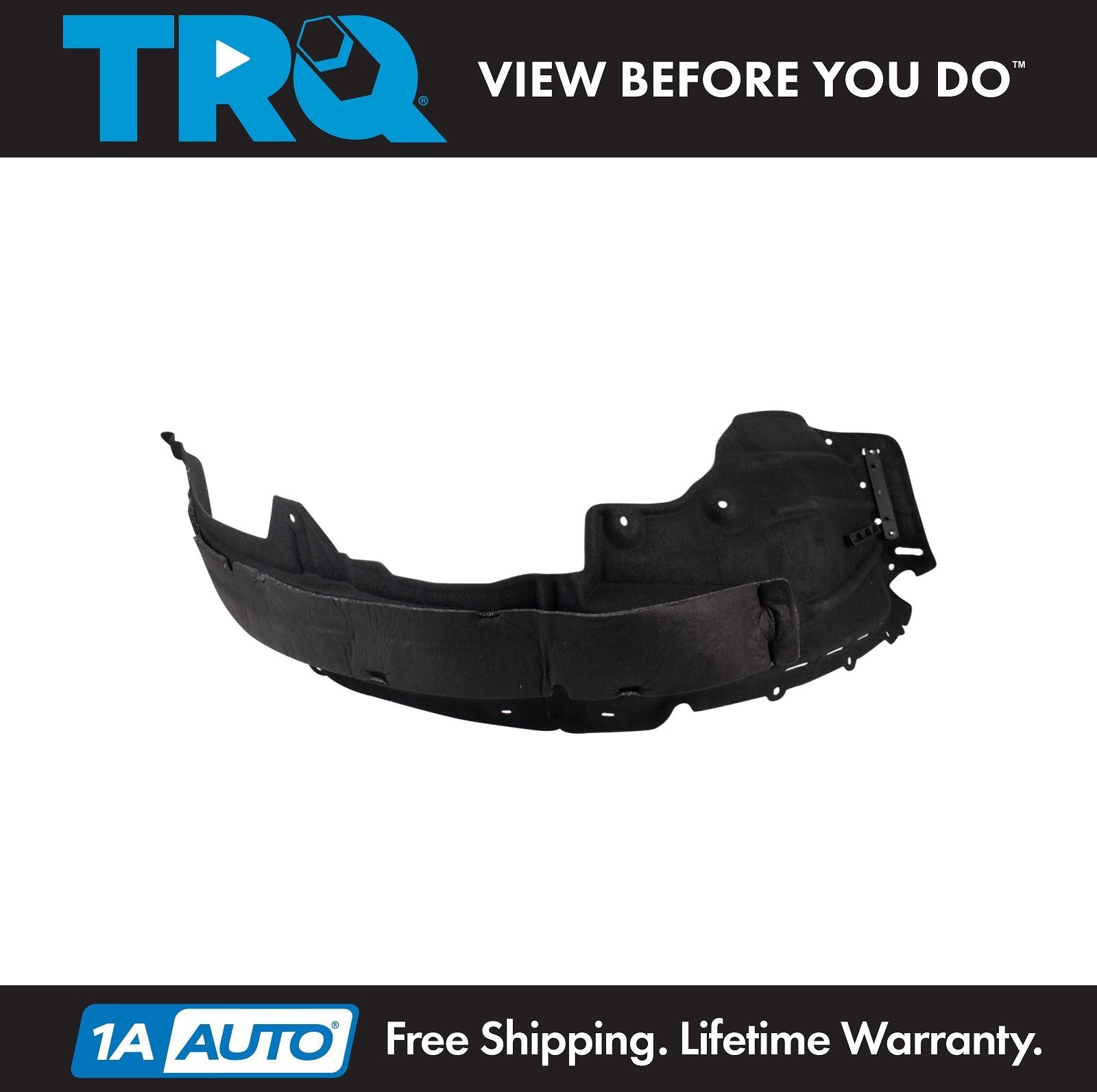 TRQ Front Right Inner Fender Liner Fits 2018-2019 Lexus NX300 NX300h
