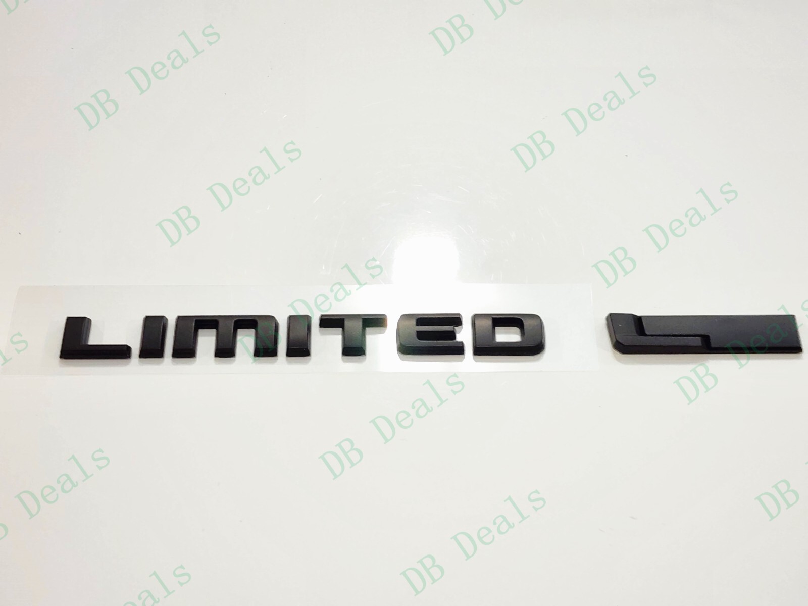 Matte Black Rear Limited & L Emblems Badge Letter 2021+ Jeep Grand Cherokee L WL