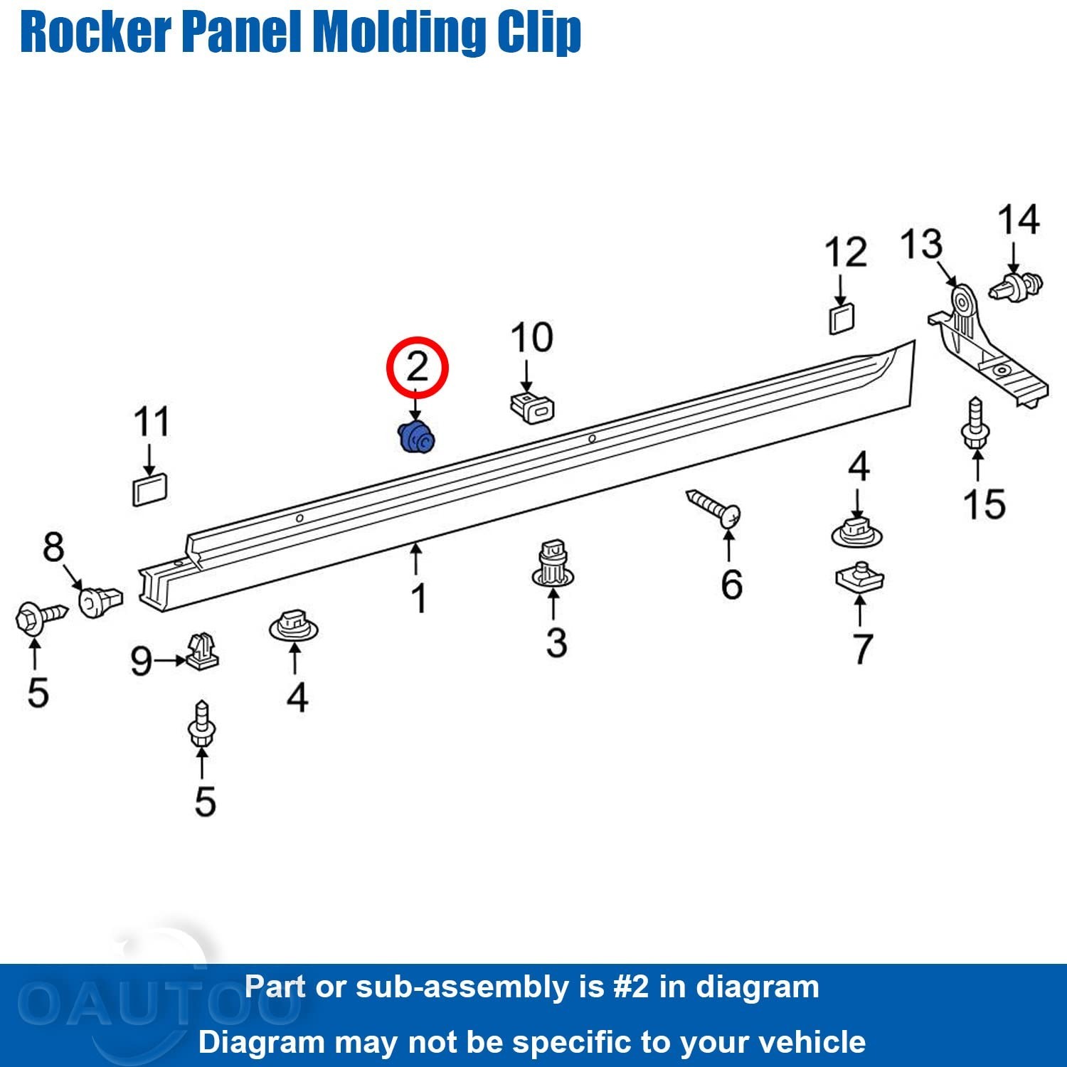 2012-2025 Toyota Genuine OEM MULTI USE CLIP 75867-68010 (10 pack)