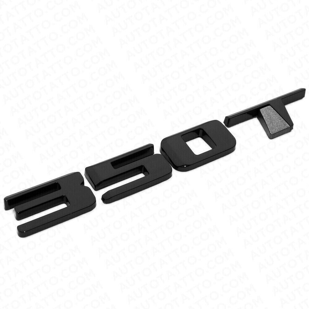 1Pc Rear Turnk 350 T Nameplate 3D Badge Emblem 350T Logo Black