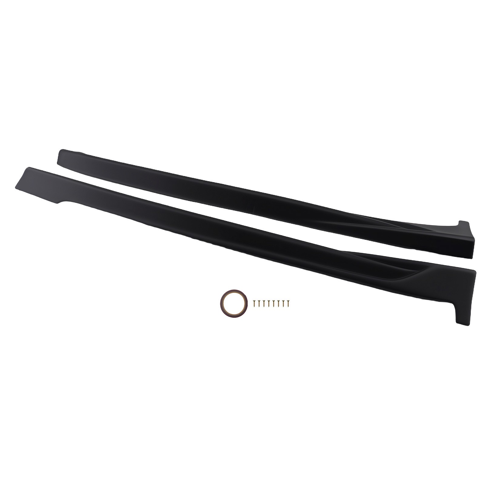ABS Plastic Side Skirt Kit for Infiniti Q50 2014-2023 Matte Black Extension Lip