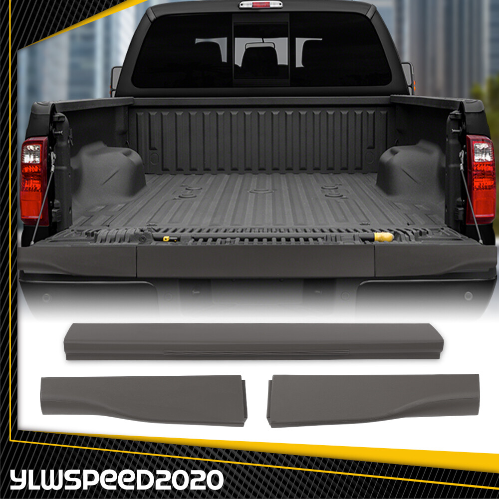 Fit For 08-16 Ford F250 F350 King Ranch Molding Flex Step Tailgate Trim Cap Kit