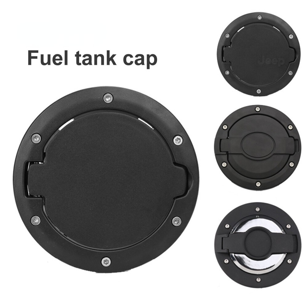 Fuel Filler Door Cover Gas Cap Exterior Accessories For Jeep Wrangler JK 2007-18