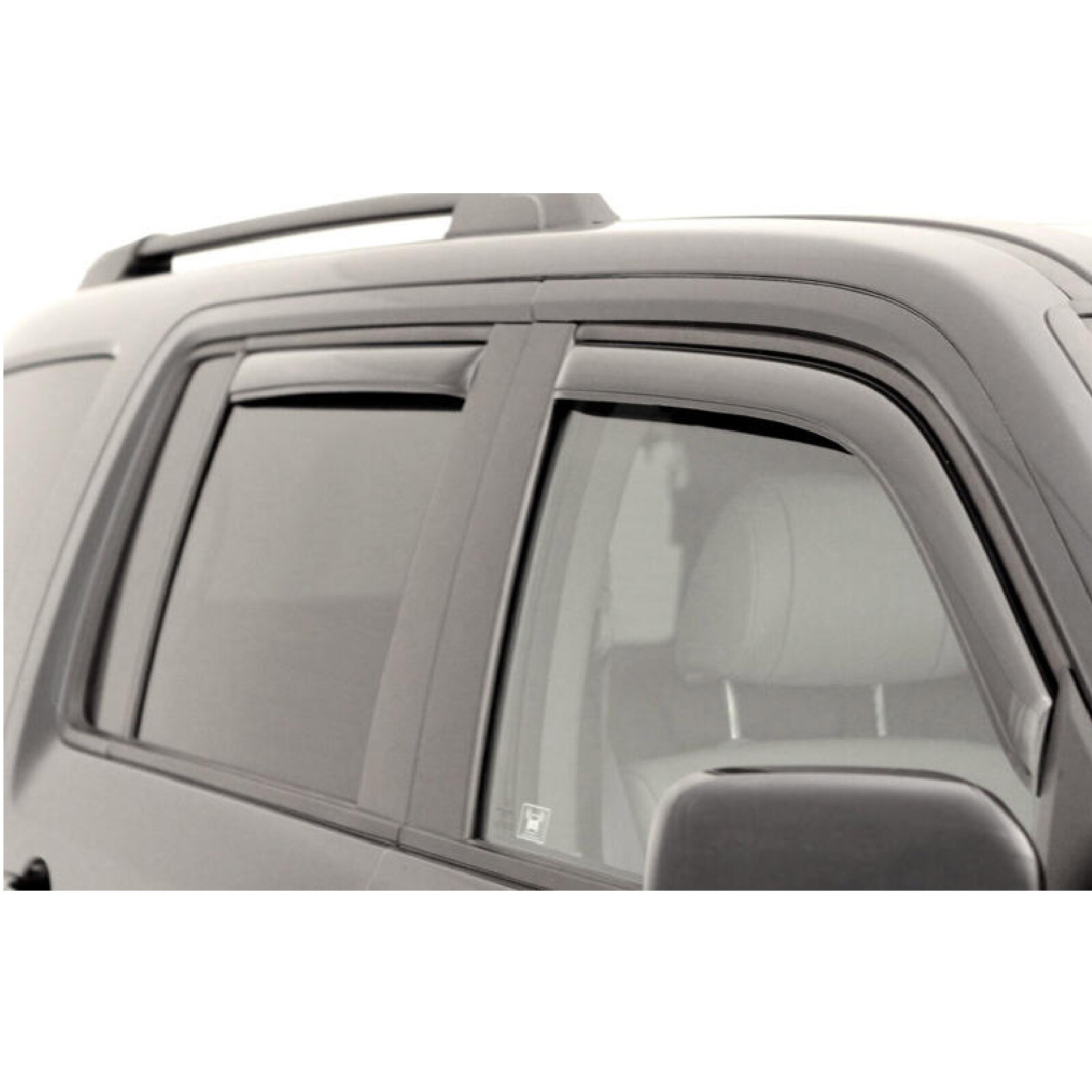 AVS Front & Rear In-Channel Smoked Window Ventvisor Deflectors for Edge MKX