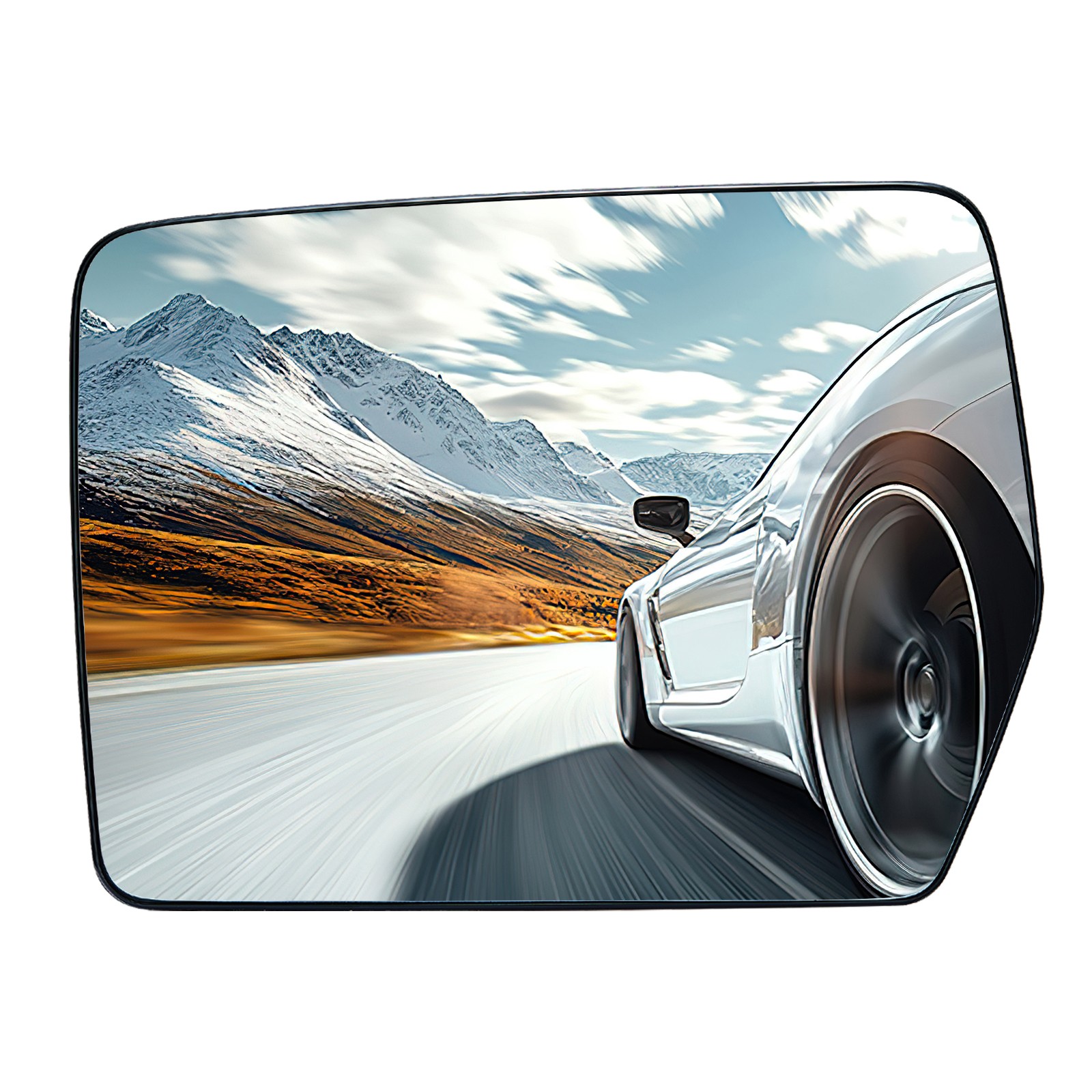 Mirror Glass For 04-14 Ford F-150 Convex with Backing Plate Right/Left Side
