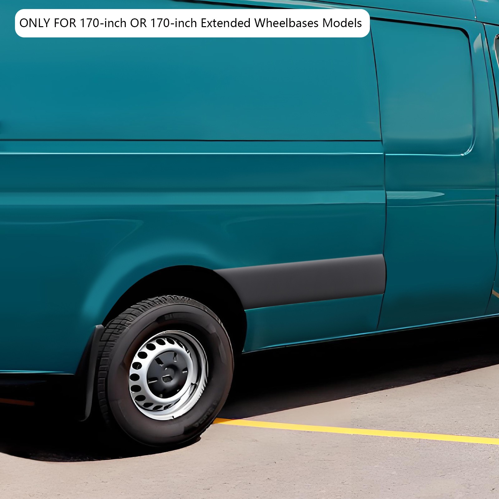 Right Rear Trim Molding Cover for 2019-2024 Mercedes Sprinter W907 170″ Models