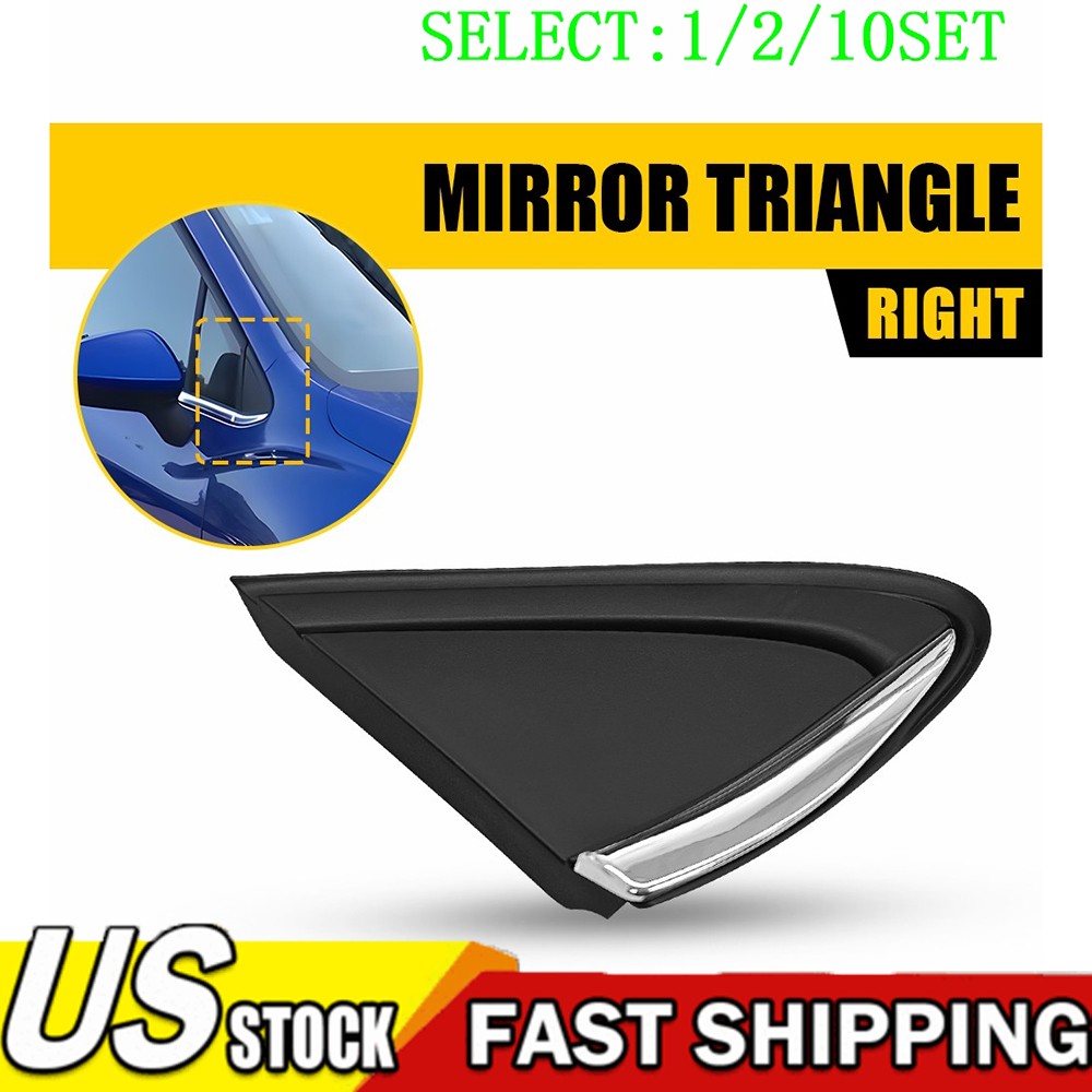 For 16-19 Chevrolet Cruze Mirror Corner Triangle Molding Fender Trim Right 1~10X