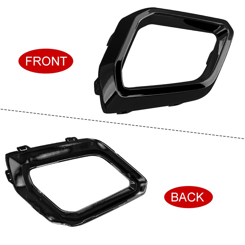 2PCS Front Bumper Lower Grille Trim Molding For Honda 2023 2024 2025 CRV Hybrid
