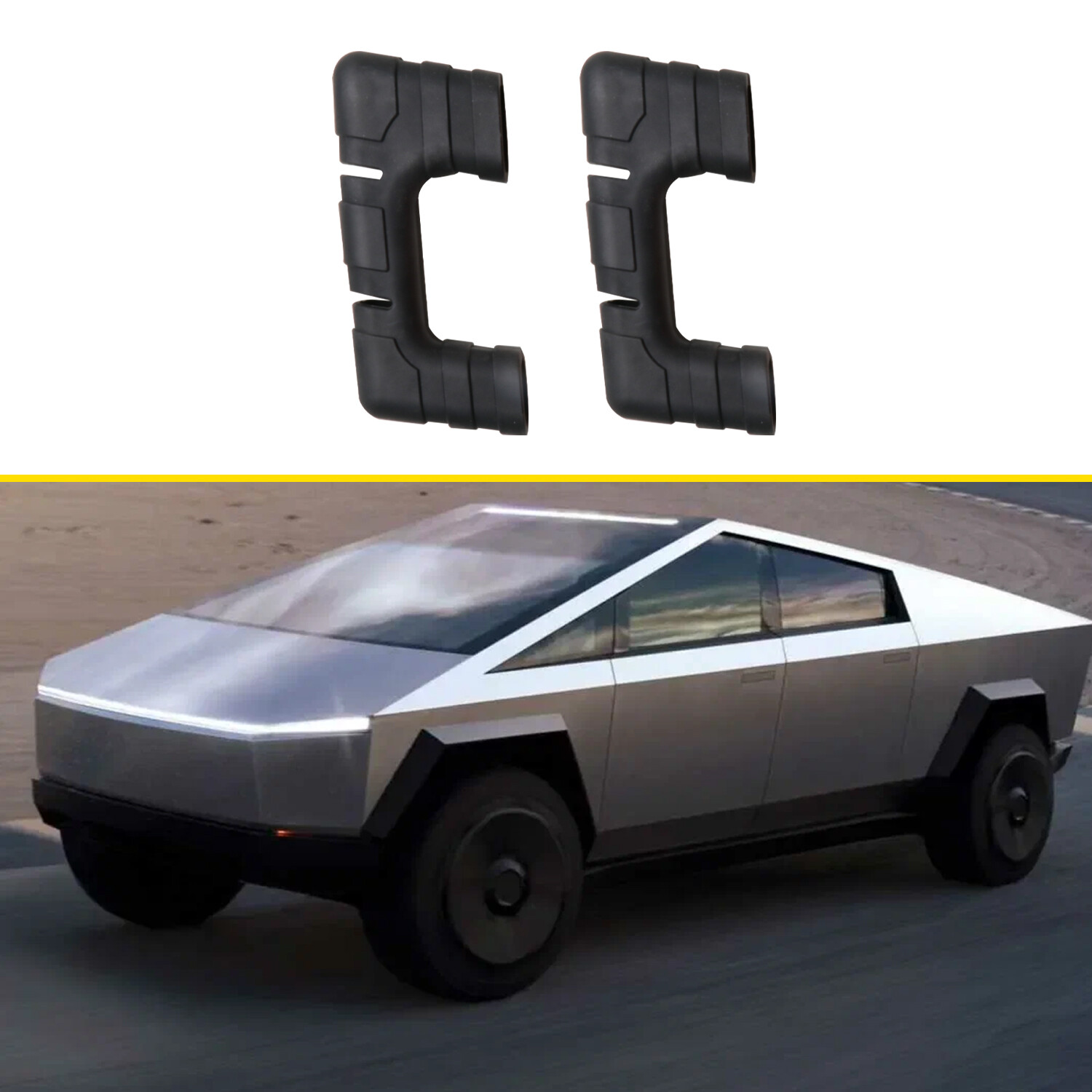 Front Track Tow Hook Trailer Decor Protection Cover For Tesla Cybertruck 2024+