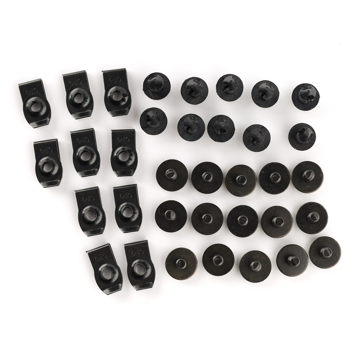 35PCS For Audi M6 Bolts & U-nut Clips Engine Under Cover Splash Shield Guard