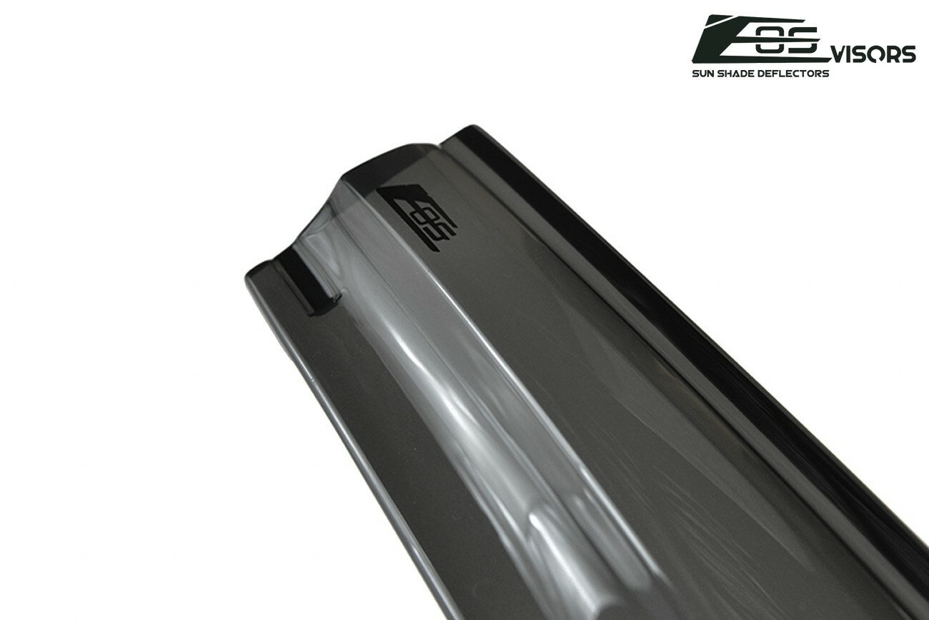 JDM MUGEN SMOKE TINTED Side Vents Sun Shade Window Visors For 14-20 Acura MDX