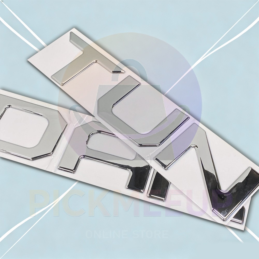 Gloss Chrome Rear Emblem Badges For 2022 2023 2024 2025 TUNDRA Tailgate Letters