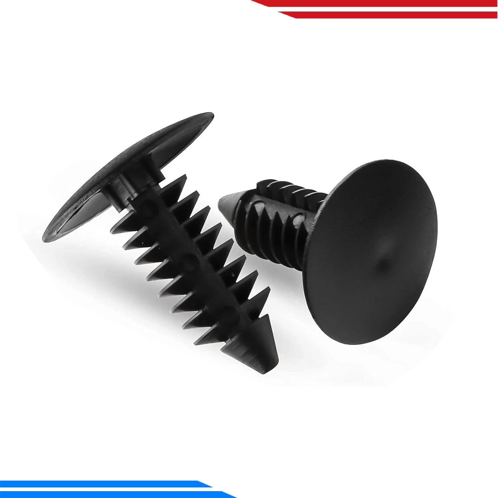 100Pcs/set Bumper Fastener Clips Auto Car Hole Rivets Retainer Fender Push Pin
