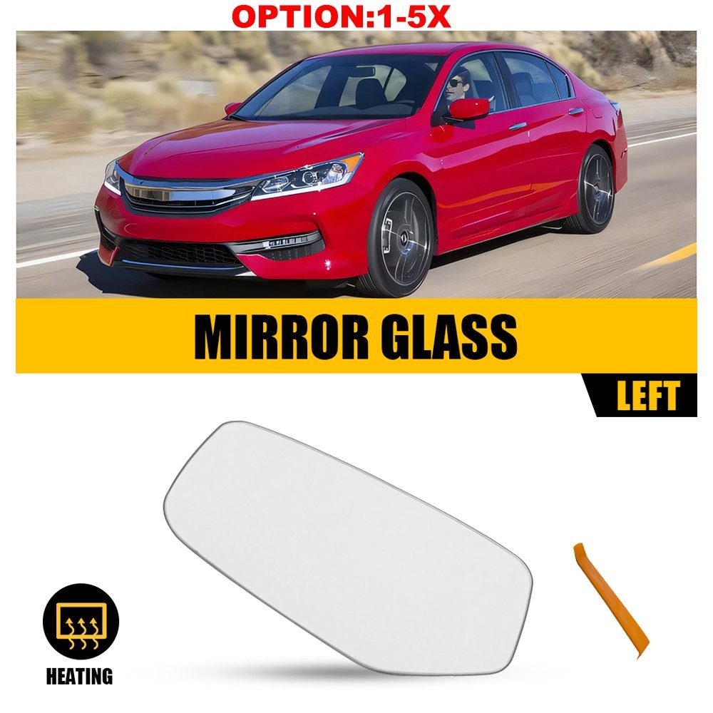 New Convex Mirror Glass Clear Len for 2013-17 Honda Accord Driver Side Left 1-5x