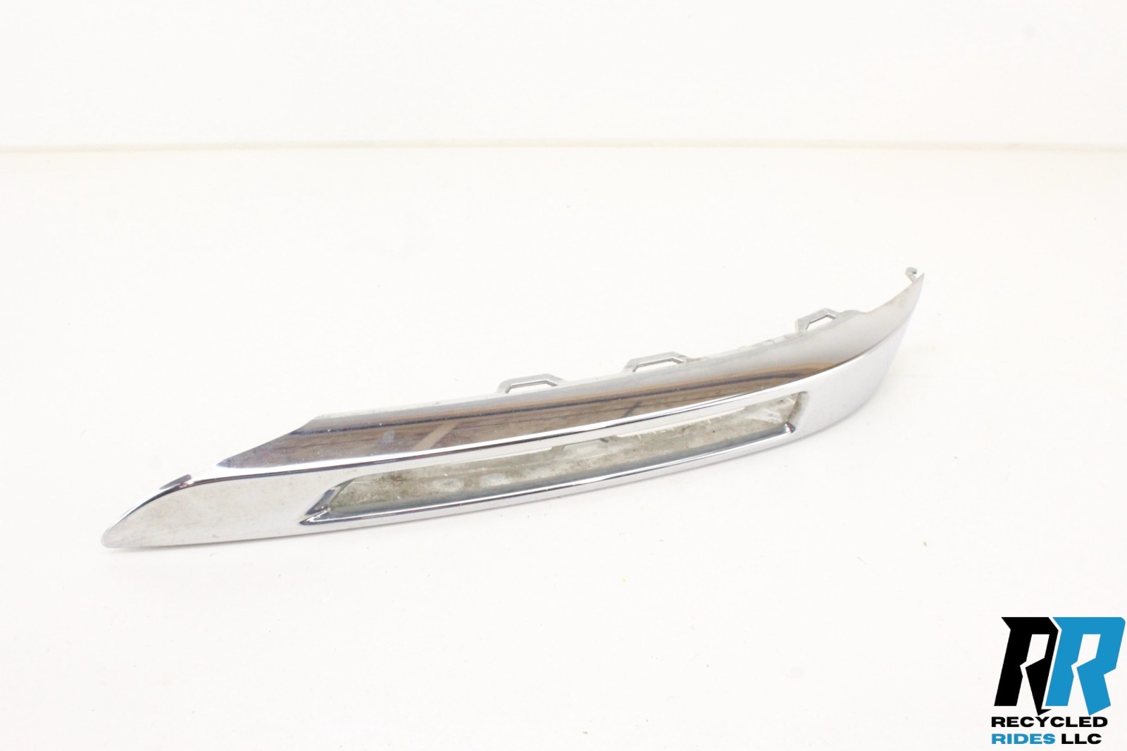10-15 Mercedes GLK350 LH Left FRONT Bumper Fog Light Chrome Trim OEM