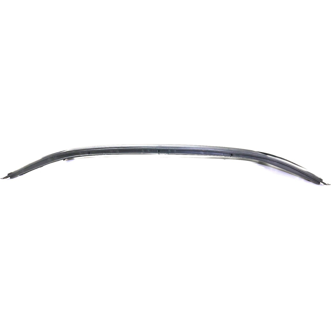 For 2011-13 Hyundai Elantra Textured Black Front Bumper Lower Grille Chrome Trim