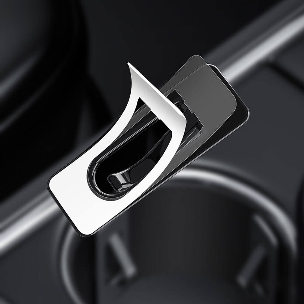 12x Car Cup Holder Insert Limiter Slot Anti Shake Fixed Bottle Fixing Clip Black