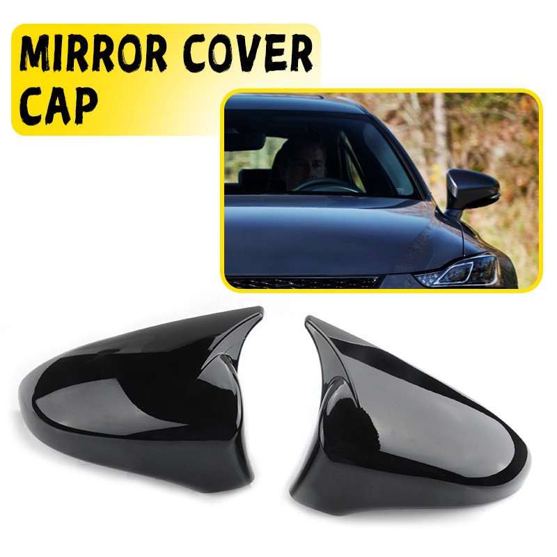 Glossy Black View Mirror Cap Cover Overlay For Lexus IS200t IS300 IS350 2014-19
