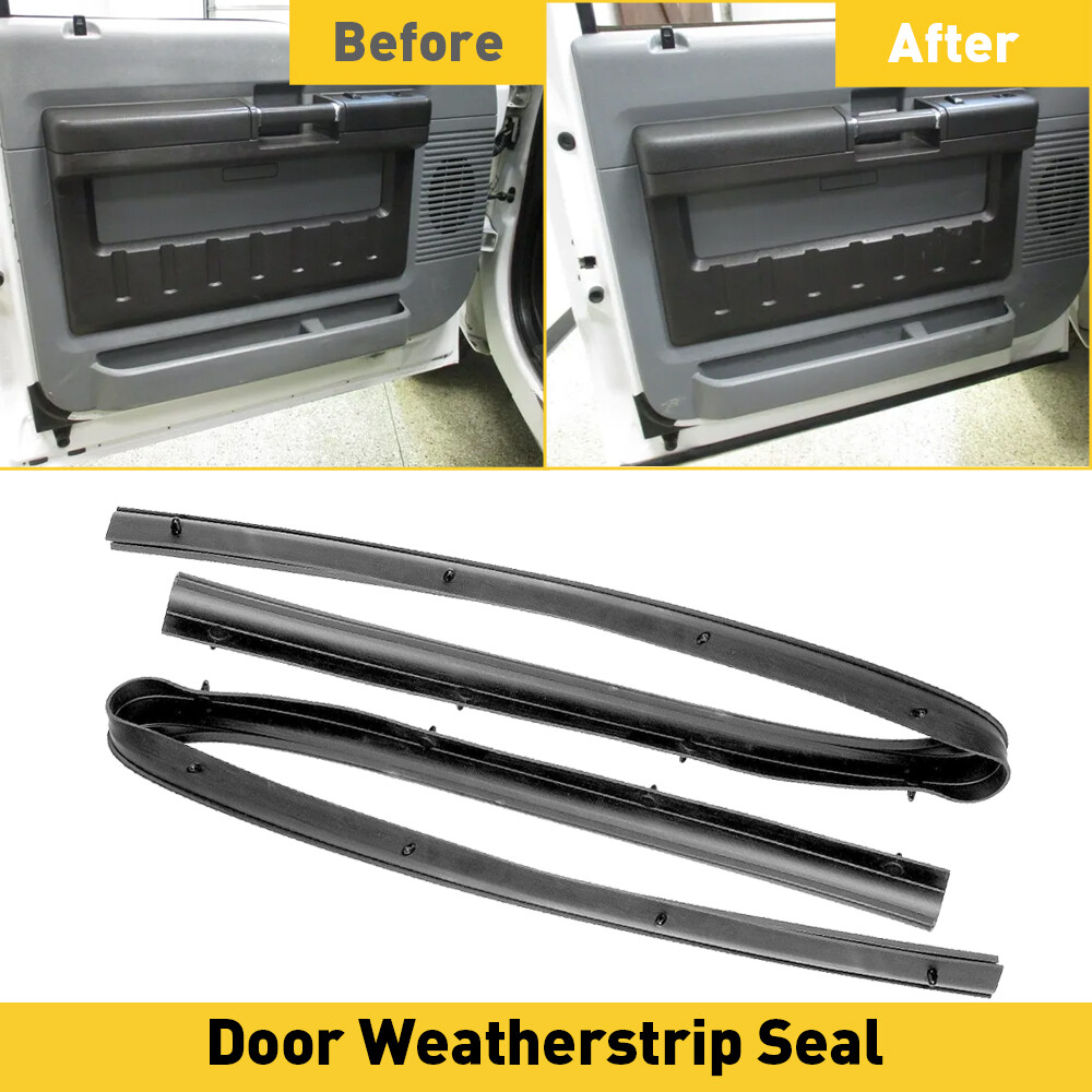 FOR FORD FRONT 2X DOOR LOWER WEATHERSTRIP F250 F350 F450 F550 OE#F81Z2520758AA