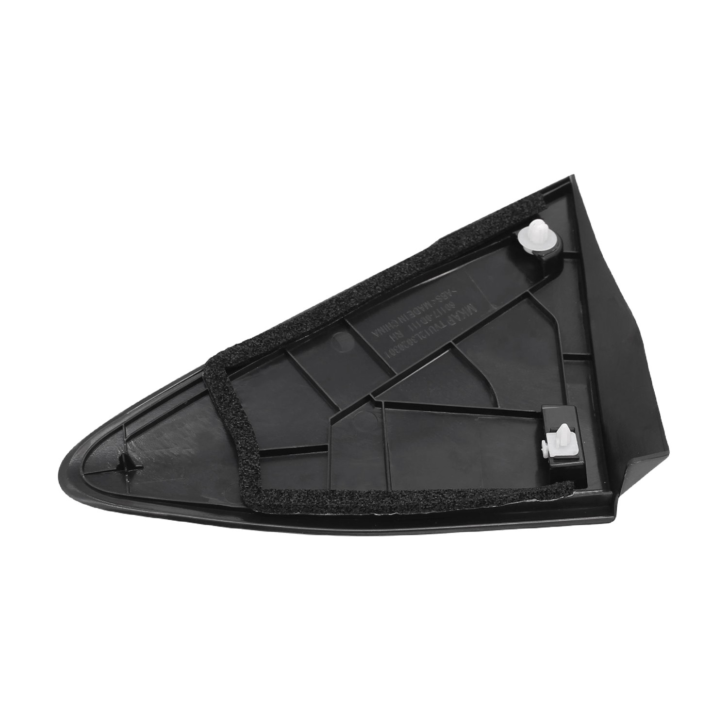 Right Mirror Molding Triangle Trim Corner Cover For Toyota Yaris 2012 2013 2014