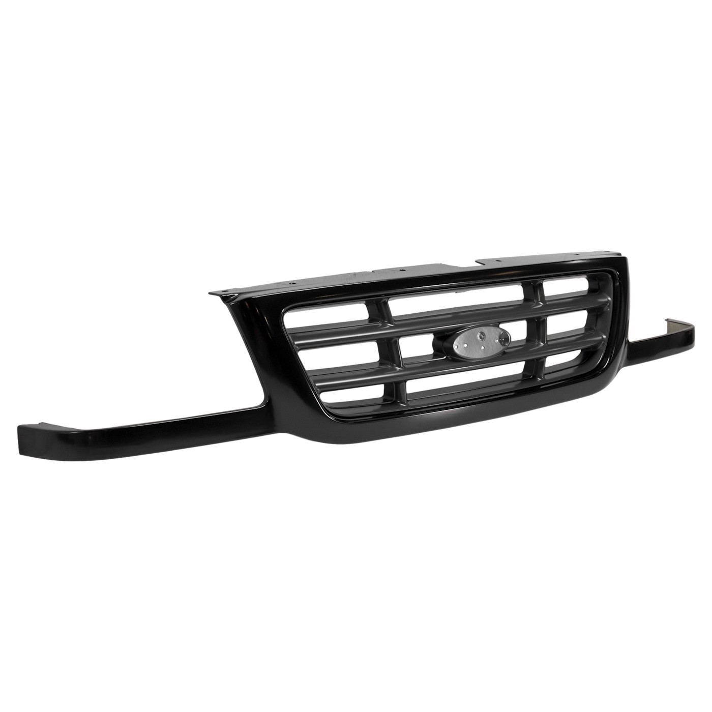 Grille For 2001-2003 Ford Ranger Black Plastic