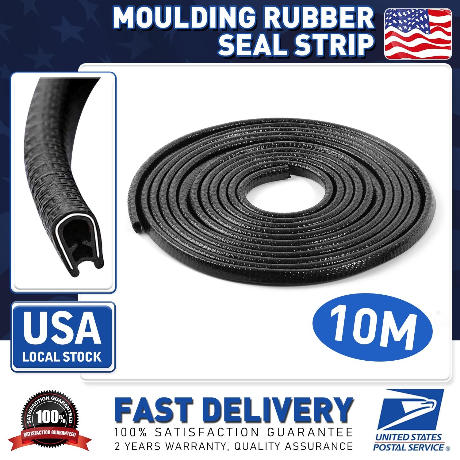 General Car SUV Door Scratch-resistant Black Strip Trim Molding Protector Guard