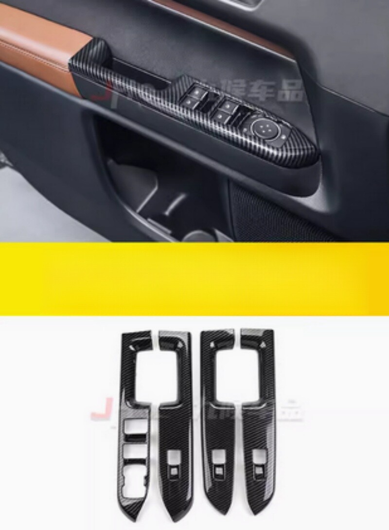 For Ford Bronco 2022-2025 Glass lifting panel High quality of ABS Plastic 4PCS