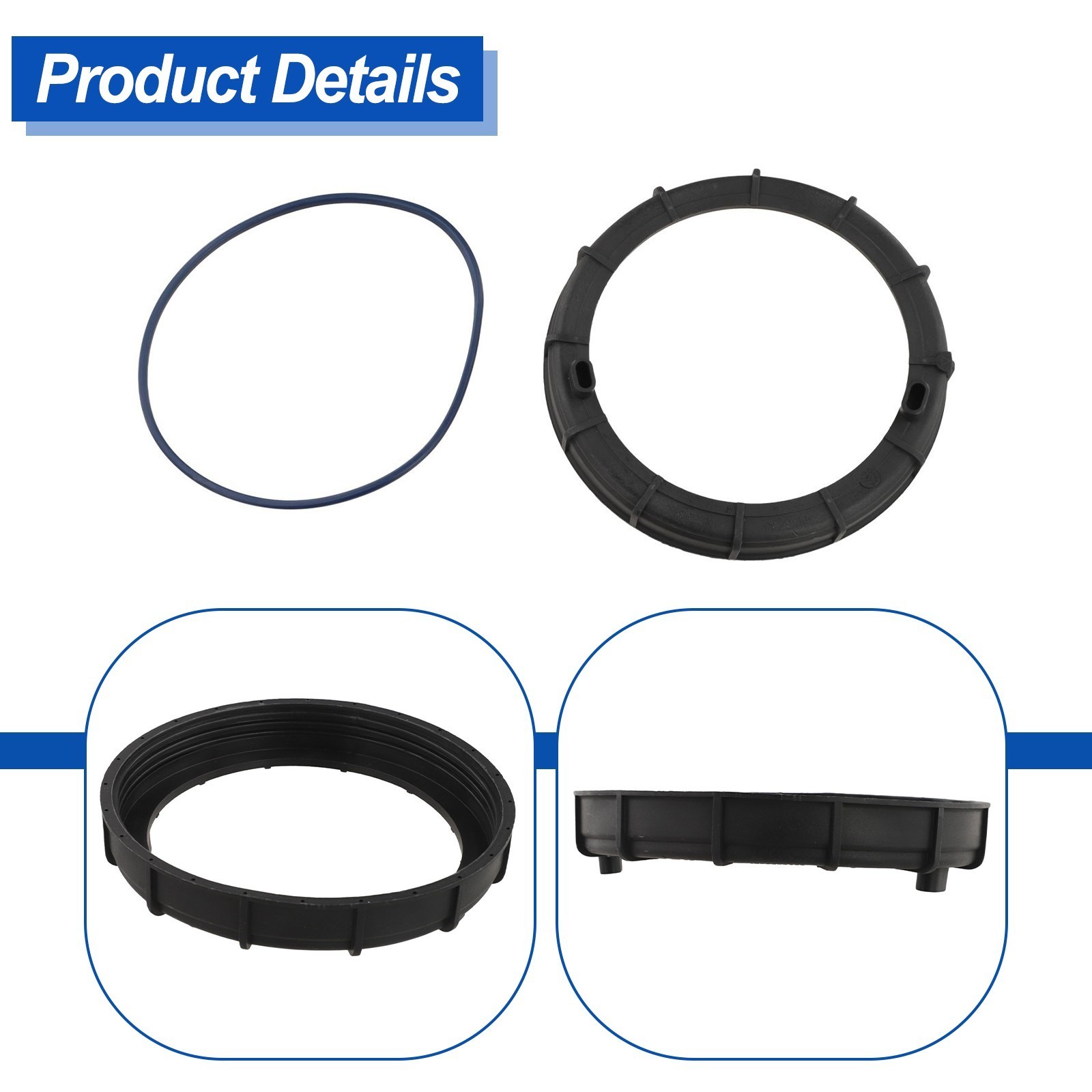 Fuel Tank Cap Tank Filler Cap Installation-safe ABS Plastic Rubber Seal