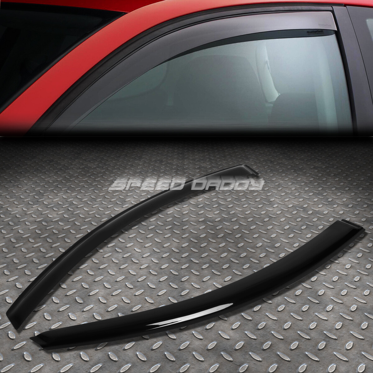 FOR 98-10 VW BEETLE PQ34 SMOKE TINT WINDOW VISOR SHADE/SUN WIND/RAIN DEFLECTOR